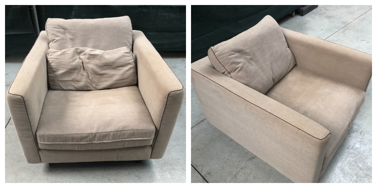 Beige eenzit